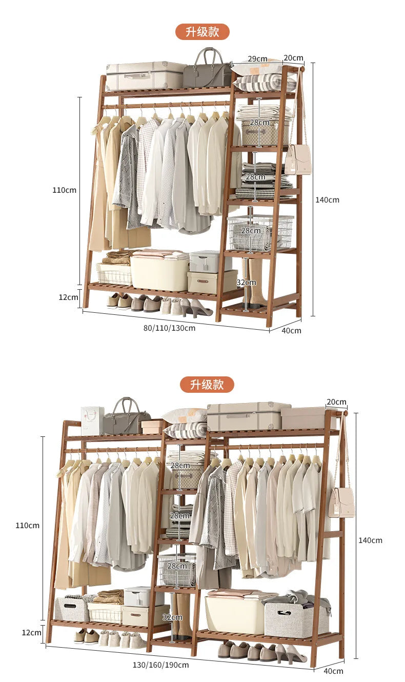 Movable Clothes Hanger Coats Clothing Rack Shelfs Home Furniture Room Shelves Closet Closet Shoe Organizer Jingle Bells Sofa