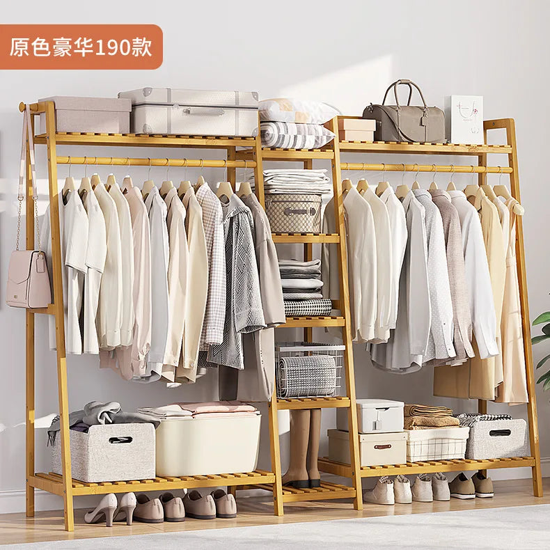 Movable Clothes Hanger Coats Clothing Rack Shelfs Home Furniture Room Shelves Closet Closet Shoe Organizer Jingle Bells Sofa