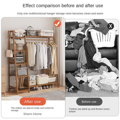 Movable Clothes Hanger Coats Clothing Rack Shelfs Home Furniture Room Shelves Closet Closet Shoe Organizer Jingle Bells Sofa
