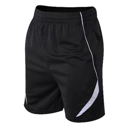 Summer New Men 3D Alphabet Stripe Printed Shorts Outdoor Gym Fitness Training Basketball Speed Drying Beach Shorts